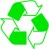 Recycling Plakette